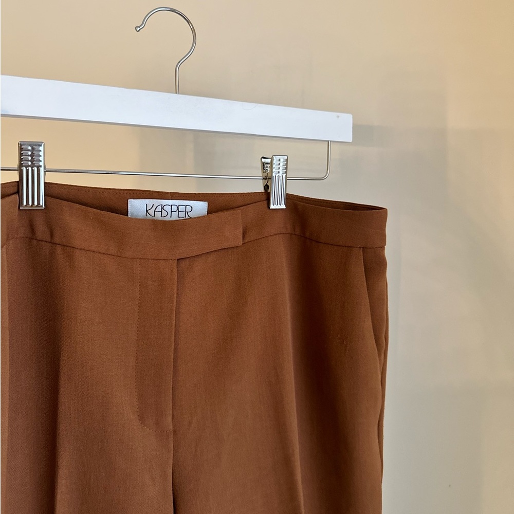 women's camel colored slacks
